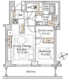 パークコート南青山ヒルトップレジデンス 4階 間取り図
