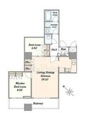 エアライズタワー 5階 間取り図