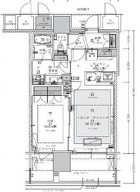 ブリリアタワー池袋 18階 間取り図