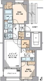 ブリリア目黒東山 3階 間取り図