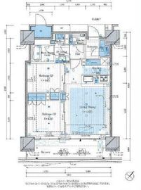 ブランズタワー豊洲 38階 間取り図