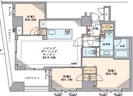 ブランズ池袋立教南 3階 間取り図