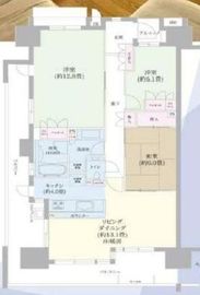 プラザタワー勝どき 2階 間取り図