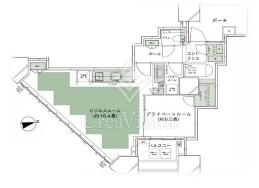 ドゥ・トゥール 50階 間取り図