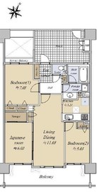 ブラウトリエ 14階 間取り図