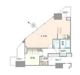 プラウドタワー東池袋ステーションアリーナ 31階 間取り図