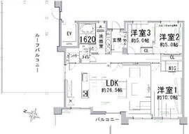 リーベスト桜新町 6階 間取り図