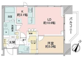グランドメゾン目黒プレイス 4階 間取り図