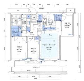 アーバンドックパークシティ豊洲タワー 40階 間取り図