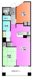 プラウドシティ赤羽 6階 間取り図