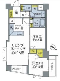ザ・ライオンズ池袋 3階 間取り図