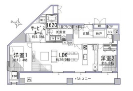 レグノ・セレーノ 20階 間取り図