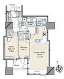 三田ガーデンヒルズ NORTH HILL 8階 間取り図