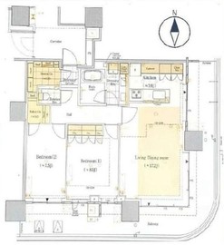 HARUMI FLAG SUN VILLAGE (晴海フラッグ サンヴィレッジ) 30階 間取り図