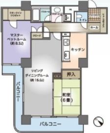 アクロシティタワーズ 5階 間取り図