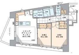 ピアース四谷 11階 間取り図