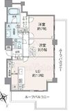 ミッドガーデン赤坂氷川 10階 間取り図