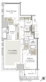 プラウドタワー渋谷 3階 間取り図