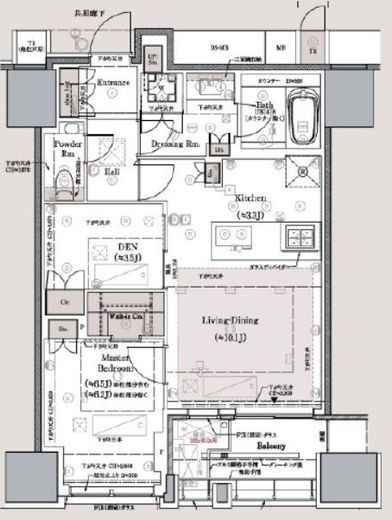 マイタワーレジデンス 3階 間取り図