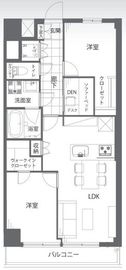 ライオンズマンション麻布十番 5階 間取り図