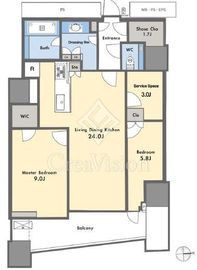 三田ガーデンヒルズ SOUTH HILL 6階 間取り図