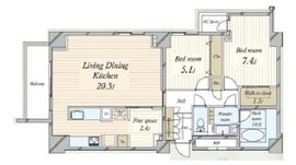 南青山パークマンション 2階 間取り図