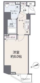コンシェリア東京木場ステーションフロント 4階 間取り図