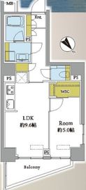 パークヴィスタ日本橋浜町 9階 間取り図