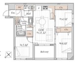 サンウッド東京茅場町パークフロント 2階 間取り図