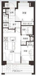 小石川ザ・レジデンスイーストスクエア 2階 間取り図
