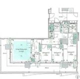 HARUMI FLAG PARK VILLAGE T棟 (晴海フラッグ パークヴィレッジ T棟) 41階 間取り図