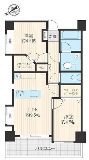コンフォリア日本橋 3階 間取り図