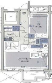 ロイヤルシーズン西麻布 4階 間取り図