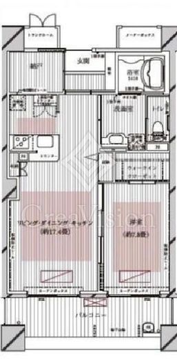 ザ・レジデンス白金スイート 8階 間取り図