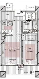 ザ・レジデンス白金スイート 8階 間取り図