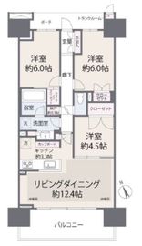 プラウドシティ池袋本町 13階 間取り図