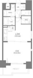 フィース蔵前 2階 間取り図