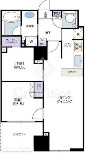 シティタワー池袋ウエストゲート 32階 間取り図