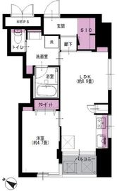 エスティメゾン東新宿 3階 間取り図