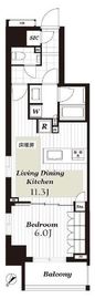 コンフォリア目黒長者丸 7階 間取り図