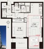 シティタワーズ豊洲ザ・ツイン サウスタワー 41階 間取り図
