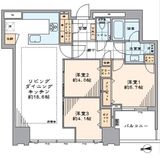 シティタワーズ豊洲ザ・シンボル 33階 間取り図