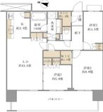 アーバンドックパークシティ豊洲タワー 22階 間取り図