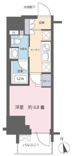 代官山BLESS 2階 間取り図