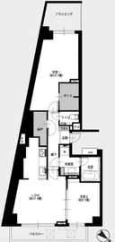 パークハウス代々木公園アーバンス 2階 間取り図