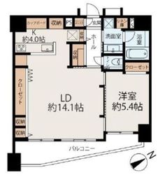 ジェイパーク神宮前 1階 間取り図