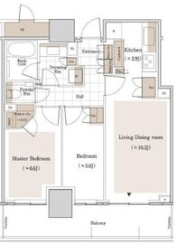 パークタワー西新宿 20階 間取り図