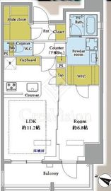 デュアレス千代田三崎町 9階 間取り図