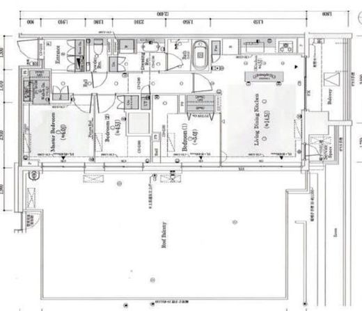 パークシティ高田馬場 9階 間取り図