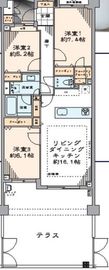 パークハウス荻窪 1階 間取り図